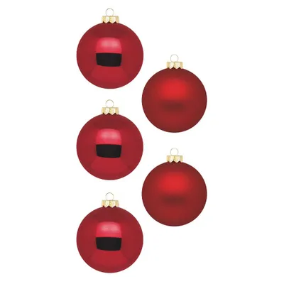 Produktbild von Inge‘s Christmas Decor Dark Red, Kugel-Weihnachtsschmuck, Rot, 60 mm, 20 Stück(e), Box