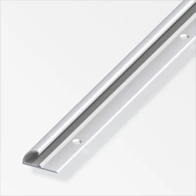 Produktbild von alfer Einfassprofil 1 m, 26 x 13 mm Aluminium eloxiert silber