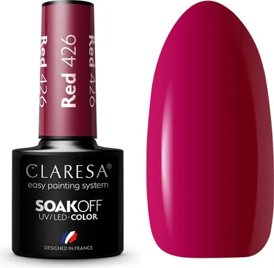 Produktbild von CLARESA Hybrid-Gel-Nagellack ROT 426 -5g