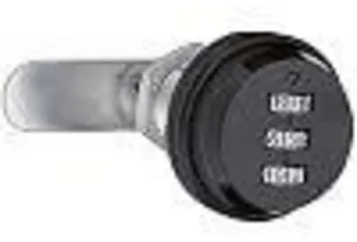 Obrázek produktu pro Kombinační zámek do skříně, 3-čílicí číselný zámek, 20 mm, černá barva, zinková slitina