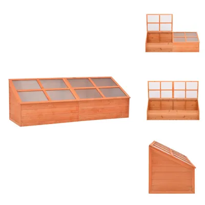 Image de vidaXL Serre en bois 180x57x62 cm - Serres