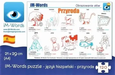 Immagine prodotto di puzzle di parole iM 120 Spagnolo - Natura