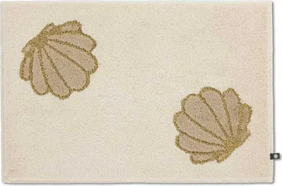 Produktbild von Rhomtuft Badteppich Muschel eckig 80 x 160 cm  Farbe  edelweiss/goldl/crem