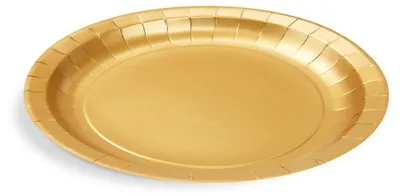 Obrázek produktu pro Zlatý papírový talíř, 23 cm, 10 ks