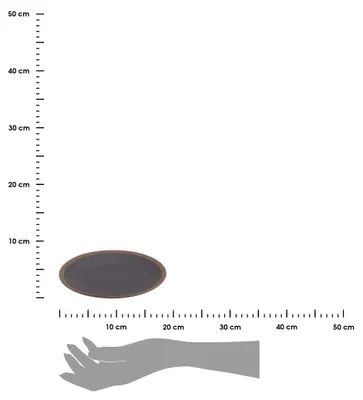 Zdjęcie produktu dla Talerz deserowy Clay brązowy 18cm