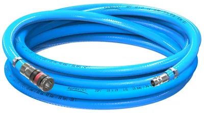 Produktbild von AUPROTEC Druckluftschlauch Set 13mm Ø Innen 10m PVC-Schlauch I Mit S2000 Sicherheitskupplung für Druckluft-Kompressor I AUPROTEC Kompressorschlauch hochflexibel