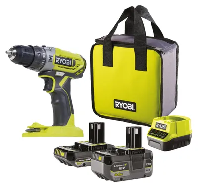 Zdjęcie produktu dla Wiertarko-wkrętarka udarowa Ryobi One+ RPD18X-242S 18 V z 2 akumulatorami i ładowarką