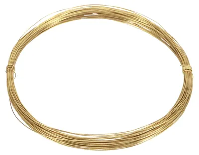 Messingdraht 0,4 mm x 15,24 m, flexibel, für Schmuck & DIY