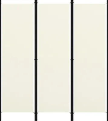 A three-panel room divider is shown against a white background.
