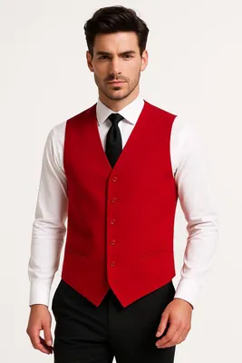 Produktbild von T3620-0500-50 rot Herren Weste Gr.50