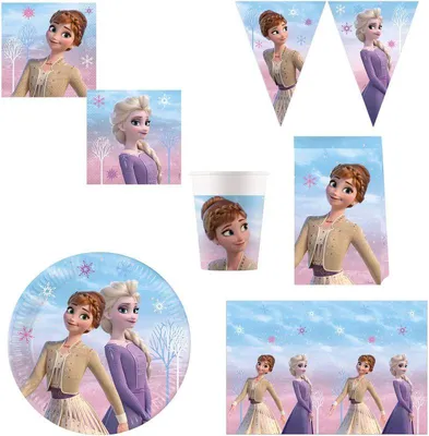 Produktbild von Partyset Disney Eiskönigin 2 Wind Spirit Geburtstagsdeko zum Kindergeburtstag
