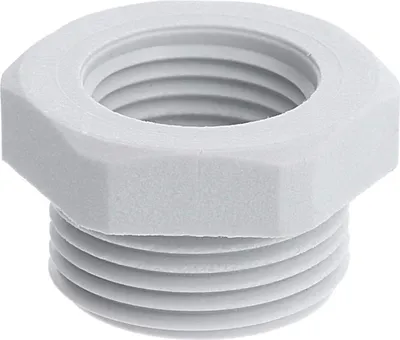 Produktbild von Reduzierung PG/PG von PG13,5x1,41 auf PG9x1,41 KRP-1309 flach Sechskant Polyamid (PA) Anschlussgewinde 9,0mm - 1 Stück