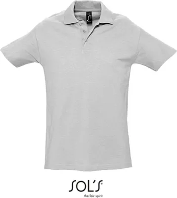 Image de SOLs 11362 | Polo Spring II pour homme - Couleur : Ash (Heather) - Taille : XL