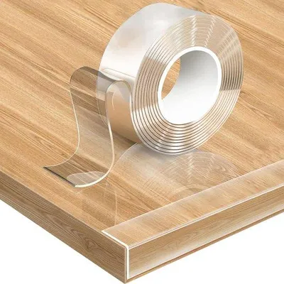 Obrázok produktu pre Nanotape – hrúbka 1,5 mm, šírka 30 mm * dĺžka 5 m – priehľadná obojstranná lepiaca páska – mimoriadne pevná nanotape na stoly a nábytok