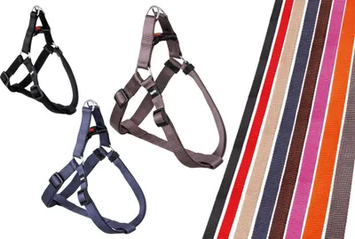 Produktbild von Karlie Art Sportiv Plus Step and Go Geschirr versch. Größen und Farben, Farbe:dunkelblau, Größe:40-70cm x 25mm