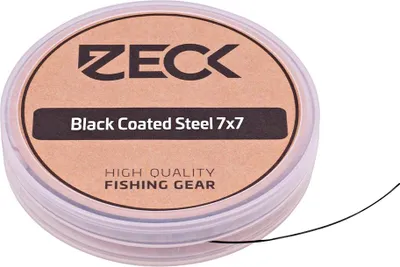Produktbild von Zeck Black Coated Steel 7x7 - 10m Stahlvorfach, Tragkraft:12kg