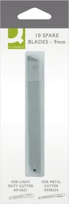 Image de Q-Connect® KF14757 Cutter 9 mm - Lames de rechange, 10 pièces