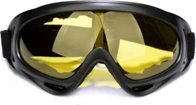 Produktbild von Skibrille Snowboardbrille Anti fog UV Schneebrille Beschlag Damen Herren Gelb