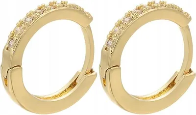 Produktbild von Modische Klassische Kupfer Ohrringe K02 Gold