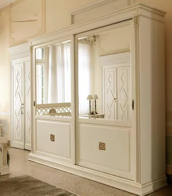 Obrázek produktu pro Ušlechtilá šatní skříň posuvné dveře design ložnice šatní skříně oblečení dřevo
