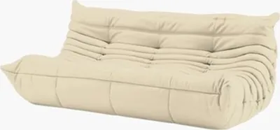 Produktbild von Sofa Liegesessel Sessel mit Armlehnen Faulenzersessel Wohnzimmer Hausgebrauch Beige 3-Sitzer