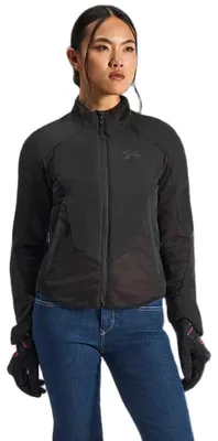 Image de Veste de moto textile Alpinestars Stella Aeroshell Airflow pour femme, noire, XL