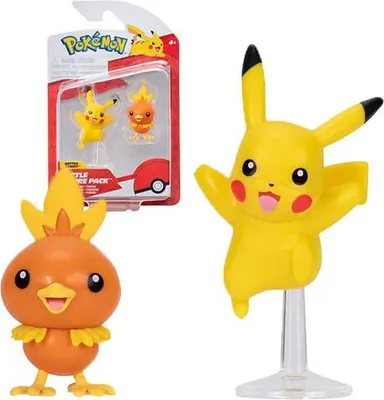 Obrázok produktu pre Jazwares Pokémon figúrky Pikachu a Torchic 5 cm