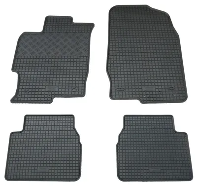 Gummifußmatten Set 4-teilig für Mazda 6 GG/GH (2002-1/2013), schwarz
