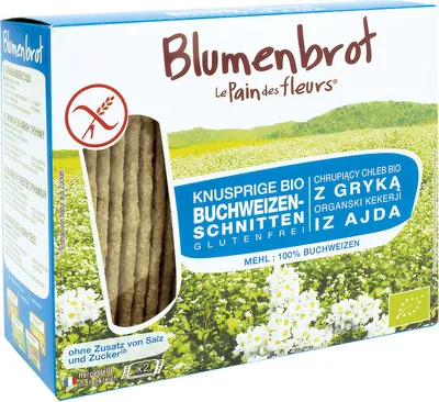 Immagine prodotto di Pane fiore croccante di grano saraceno a fette150g