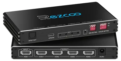 Image de Diviseur HDMI 4K 120Hz - 1 entrée, 4 sorties - HDMI 2.1 - Extracteur audio