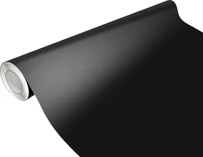 Produktbild von Klebefolie Möbel 150x100 cm - Strukturfolie Schwarz Matt - Möbelfolie mit Luftkanal-Kleber - Klebefolie selbstklebend für Küche, Möbel und Auto - Folie für Möbel