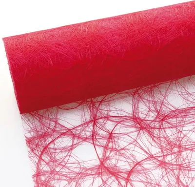 Produktbild von Sizoweb Tischläufer - rot - 60 cm breit - 25 m lang 64 009-R