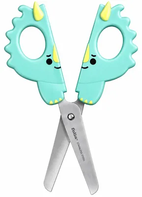 Immagine prodotto di folia, forbici per lavori manuali "Dino", forma rotonda, lunghezza: 160 mm, Immagine generata dall'IA