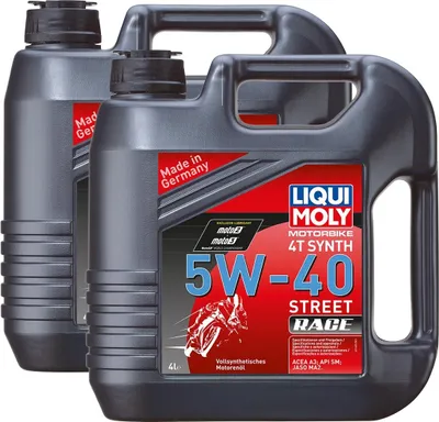 Produktbild von 2x Liqui Moly 1685 Motorbike 4T Motorrad Synth Sport Street Race 5W-40 4L