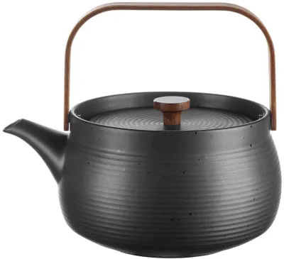 Produktbild von ASA Japandi Porzellan-Teekanne schwarz 1,5 L