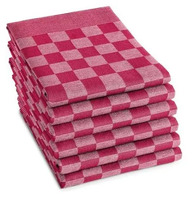 Obrázok produktu pre DDDDD Uterák na grilovanie - 66x65 cm - sada 6 ks - červený