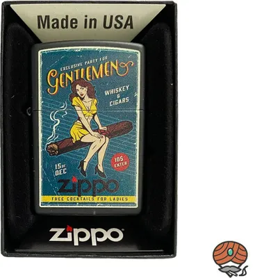 Produktbild von Zippo Benzin-Feuerzeug Cigar Girl, unbefüllt
