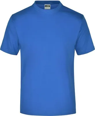 Produktbild von James & Nicholson T-Shirt Round-T Medium, Gr. S,royalblau
