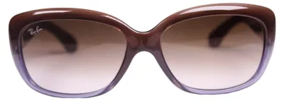 Obrázok produktu pre Ray-Ban JACKIE OHH, Dospelý, Uni, Obdĺžnikový, Hnedá, Nepolarizované šošovky, Nylon