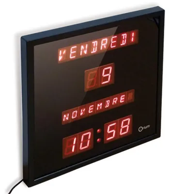 Image de ORIUM - Horloge numérique avec affichage de la date