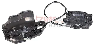 Image de Serrure de porte arrière droite avec verrouillage central METZGER pour BMW 6 Gran
