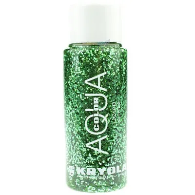 Image de Kryolan aquacolor liquide paillettes vert