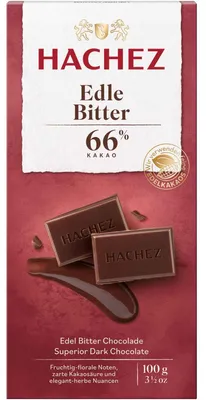 Produktbild von Hachez Edle Bitter 66% Kakao 100g