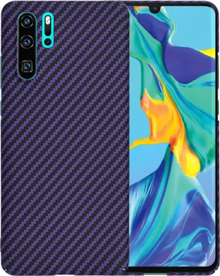 Immagine prodotto di Custodia Techsuit Carbonite FibreShell Back Cover per Huawei P30 Pro / P30 Pro New Edition - Viola