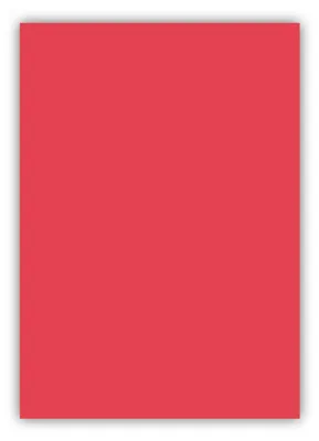 Produktbild von 25 Blatt farbiges Premium Briefpapier Caribic Format DIN A5 ( 148 x 297 mm ) Farbe Briefbogen Cadmium rot, Karibik Papier (CAR-765)