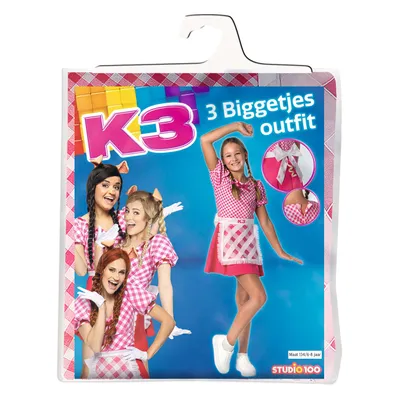 Immagine prodotto di K3 Verkleedjurk 3 Biggetjes Maat 134