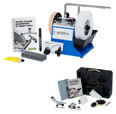 Produktbild von Tormek Nassschleifmaschine T4 Schärfsystem Schleifmaschine + TNT 808 Drechseln