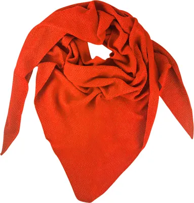 Produktbild von XL Strick Dreieckstuch - Schal  200 x 80 cm | Koralle