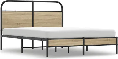 Zdjęcie produktu dla VidaXL 4100356, Dąb, 146 cm, 196 cm, 100 cm, 1400 x 1900 mm, 27 cm