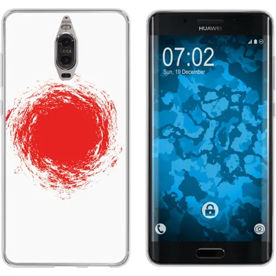 Produktbild von PhoneNatic Case kompatibel mit Huawei Mate 9 Pro Silikon-Hülle WM Japan M7
